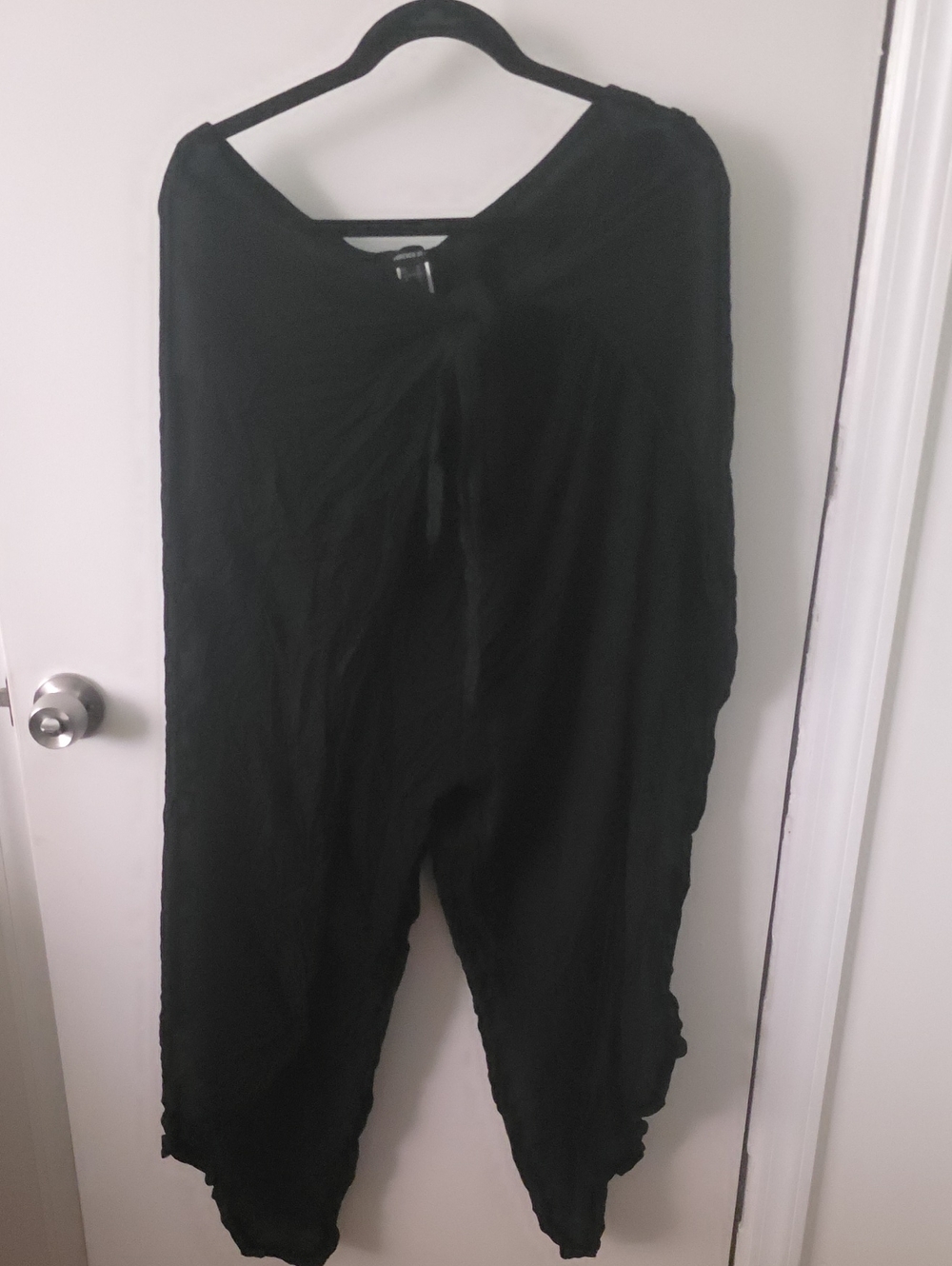 Forever 21 Black Harem-Style Jumpsuit